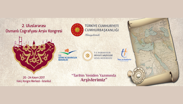  20-24 Kasım 2017 tarihlerinde “2. Uluslararası Osmanlı Coğrafyası Arşiv Kongresi” düzenlenecektir.