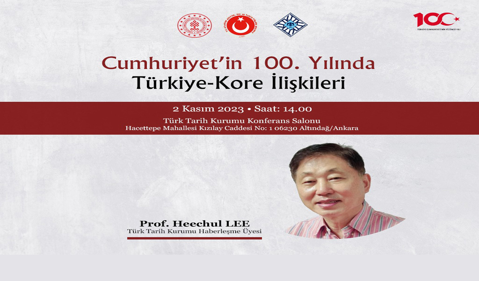  Cumhuriyet’in Yüzüncü Yılında Türkiye-Kore İlişkileri
