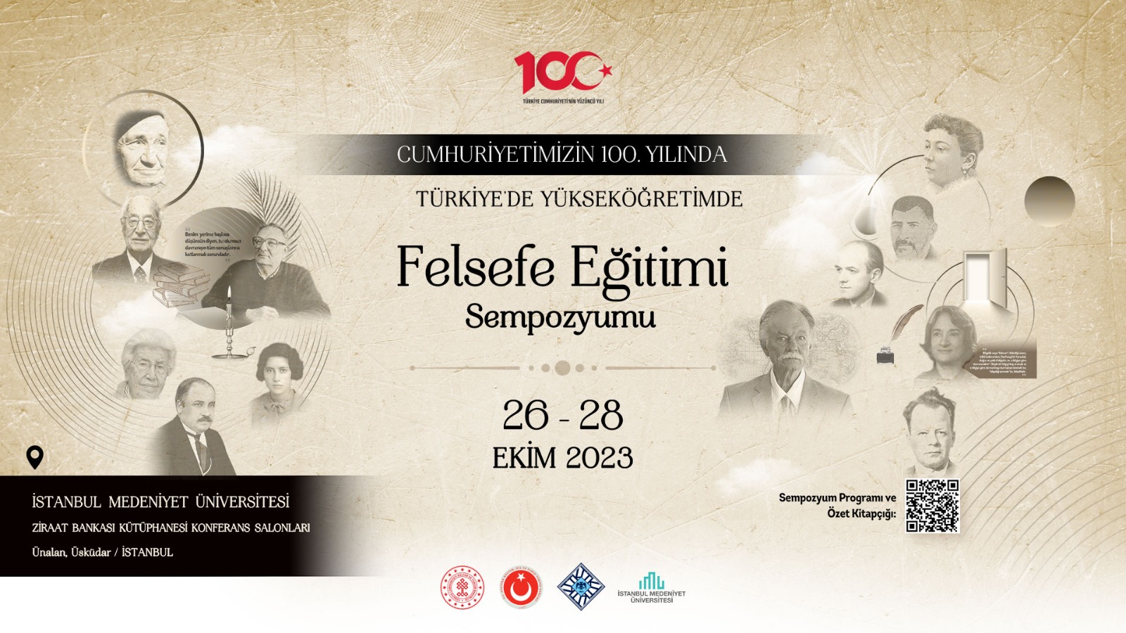  Cumhuriyet’imizin 100. Yılında Türkiye’de Yükseköğretimde Felsefe Eğitimi Sempozyumu