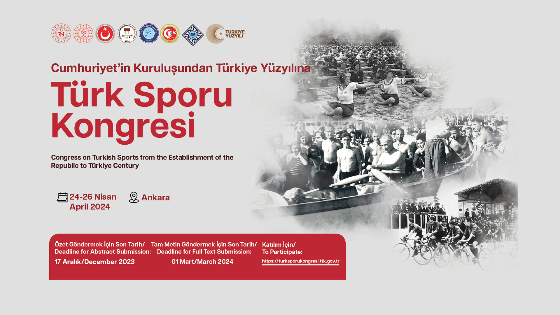  Cumhuriyet’in Kuruluşundan Türkiye Yüzyılına Türk Sporu Kongresi